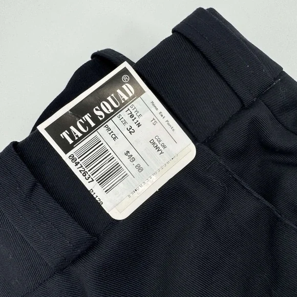 NWT Tact Squad Dark Navy EMS carpenter style working pants multiple sizes - Picture 3 of 12